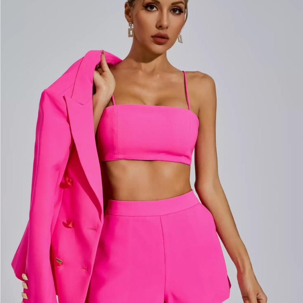 Pink Blazer Set - Picture 4 of 10